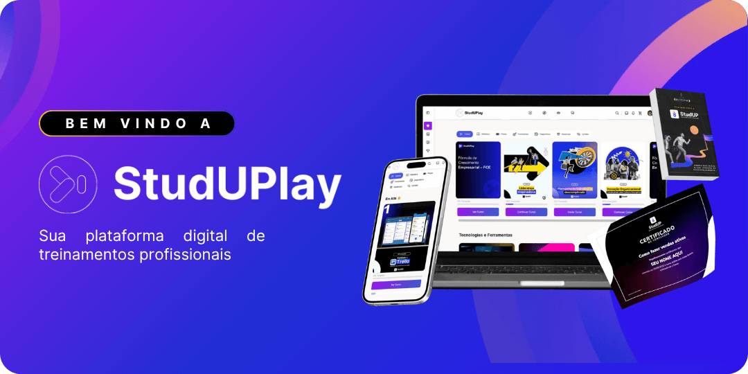 Banner de Boas Vindas StudUPlay