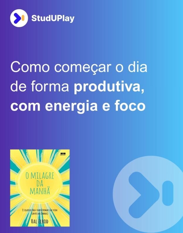 Como começar o dia de forma produtiva, com energia e foco