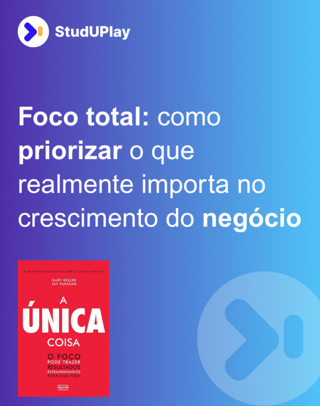 Foco total: como priorizar o que realmente importa no crescimento do negócio.